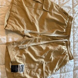 Manfinity Men's Beige Cargo Shorts